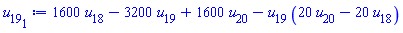 1600*u[18]-3200*u[19]+1600*u[20]-u[19]*(20*u[20]-20*u[18])