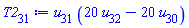 u[31]*(20*u[32]-20*u[30])
