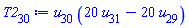 u[30]*(20*u[31]-20*u[29])