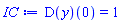 (D(y))(0) = 1