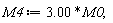 M4 := VectorCalculus:-`*`(3.00, M0);