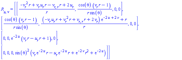Physics:-Ricci[mu, nu] = Matrix(%id = 18446744078202130054)