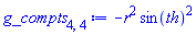 -r^2*sin(th)^2