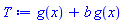 g(x)+b*g(x)