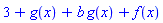 3+g(x)+b*g(x)+f(x)
