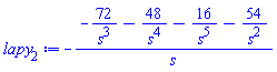 -(-72/s^3-48/s^4-16/s^5-54/s^2)/s
