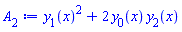 y[1](x)^2+2*y[0](x)*y[2](x)