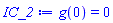g(0) = 0
