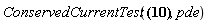 ConservedCurrentTest([-(1/2)*x^2+y+f(x, y)*g(x, y), x*y], pde)