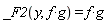 _F2(y, f*g) = f*g