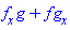 (diff(f(x, y), x))*g(x, y)+f(x, y)*(diff(g(x, y), x))