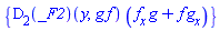 {(D[2](_F2))(y, g(x, y)*f(x, y))*((diff(f(x, y), x))*g(x, y)+f(x, y)*(diff(g(x, y), x)))}