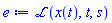 laplace(x(t), t, s)