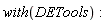 with(DETools)