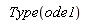 Type(ode1)