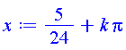 5/24+k*Pi
