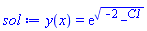 y(x) = exp((-2*_C1)^(1/2))