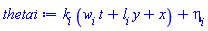 k[i]*(t*w[i]+y*l[i]+x)+eta[i]
