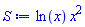 series(ln(x)*x^2,x)