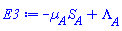 -S__A*Âµ__A+Lambda__A