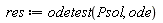 res := odetest(Psol, ode)