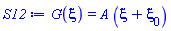 G(xi) = A*(xi+xi[0])