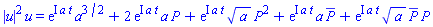 abs(u(x, t))^2*u(x, t) = exp(I*a*t)*a^(3/2)+2*exp(I*a*t)*a*P(x, t)+exp(I*a*t)*a^(1/2)*P(x, t)^2+exp(I*a*t)*a*conjugate(P(x, t))+exp(I*a*t)*a^(1/2)*conjugate(P(x, t))*P(x, t)
