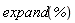 expand(%)