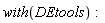 with(DEtools)