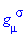 Physics:-g_[mu, `~sigma`]