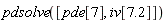 pdsolve([pde[7], iv[7.2]])