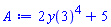 2*y(3)^4+5