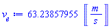 63.23857955*Units:-Unit(m/s)