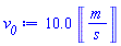 10.0*Units:-Unit(m/s)