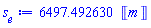 6497.492630*Units:-Unit(m)