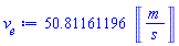 50.81161196*Units:-Unit(m/s)