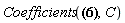 Coefficients(B+C = Physics[`*`](Physics[Inverse](A), A+1, C), C)