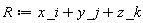 R := _i*x+_j*y+_k*z