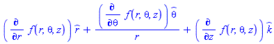 (diff(f(r, theta, z), r))*:-_r+(diff(f(r, theta, z), theta))*:-_theta/r+(diff(f(r, theta, z), z))*_k