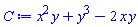 x^2*y+y^3-2*x*y