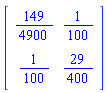Matrix(%id = 18446744074331515470)