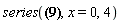 series(int(exp(-x^2)*ln(x), x), x = 0, 4)