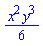 (1/6)*x^2*y^3