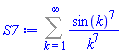 Sum(sin(k)^7/k^7, k = 1 .. infinity)