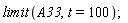 limit(A33, t = 100);