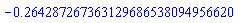 -.264287267363129686538094956620