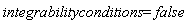 integrabilityconditions = false