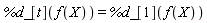 %d_[t](f(X)) = %d_[1](f(X))