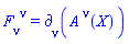 F[nu, `~nu`] = Physics:-d_[nu](A[`~nu`](X), [X])