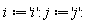 i := 'i':